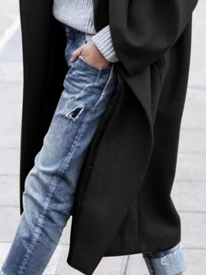 Women's Oversized Long Wool-Blend Coat Puffer Jacket Women Style