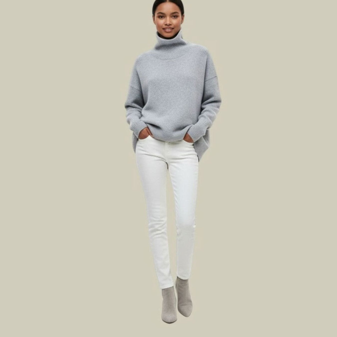 Women's Oversized Loose Fit Turtlenecks Knit Winter Jumper