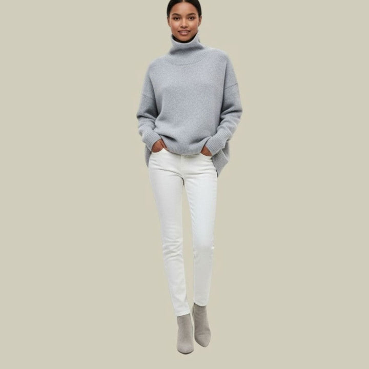 Women's Oversized Loose Fit Turtlenecks Knit Winter Jumper