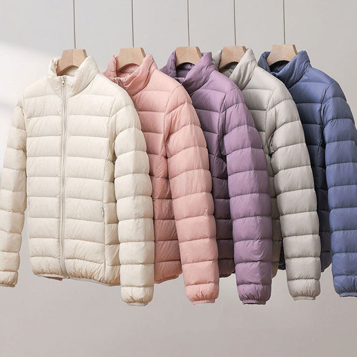 Women's Quilted Padded Coat Lightweight Ladies Puffer Jacket