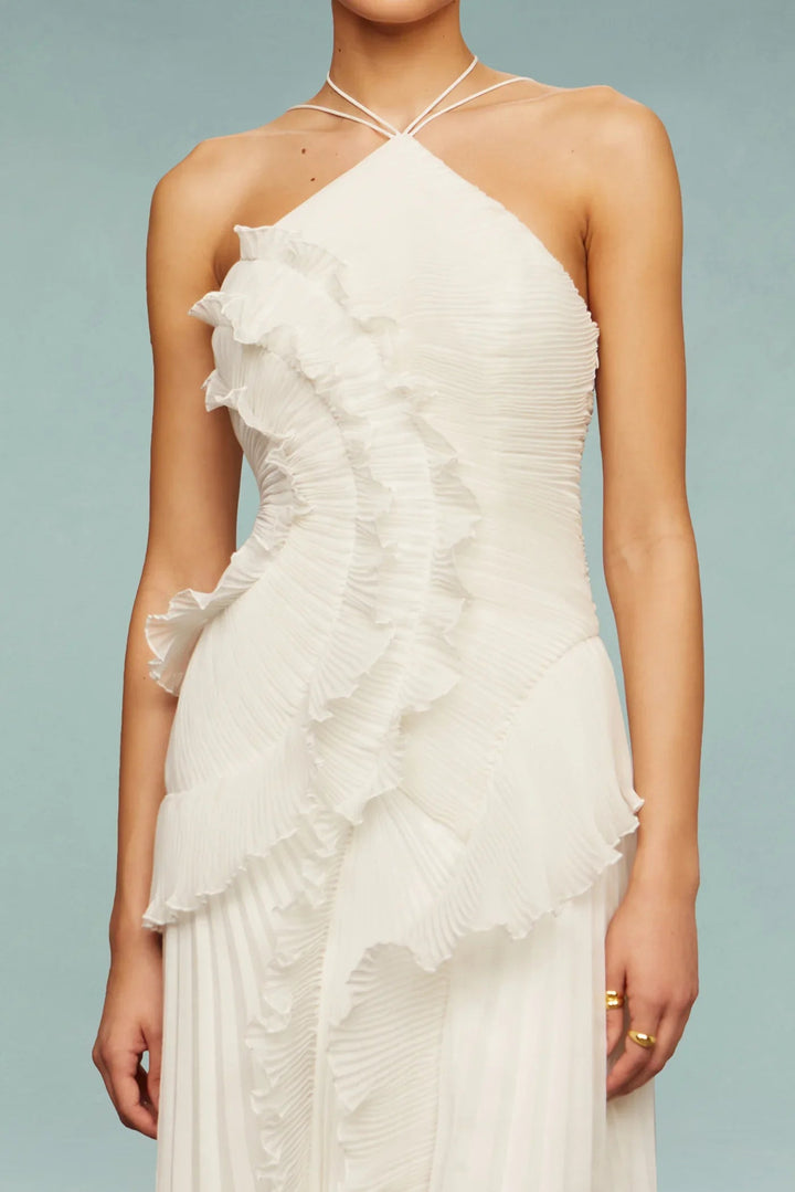 Isabella | Women's One Shoulder Maxi Wedding Guest Dress