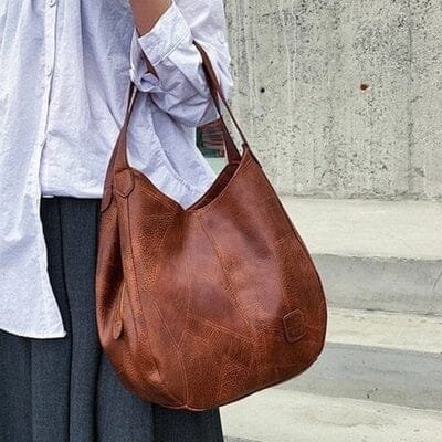 Women's Vintage Genuine Leather Hobo Shoulder Bag
