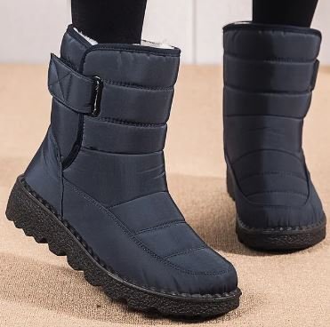 Women's Waterproof Boots Quilted Winter Ankle Snow