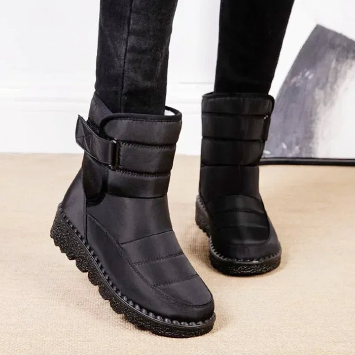 Women's Waterproof Boots Quilted Winter Ankle Snow