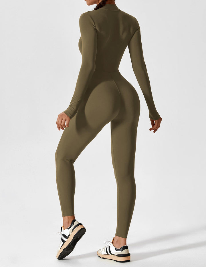Julia | Women’s Spring Stretch Zip Up Jumpsuit
