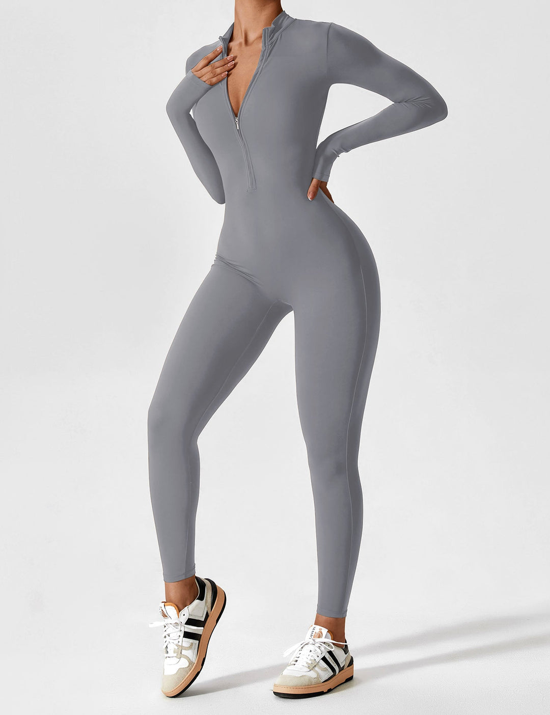 Lucy | Women’s Summer Long Sleeve Zip Set